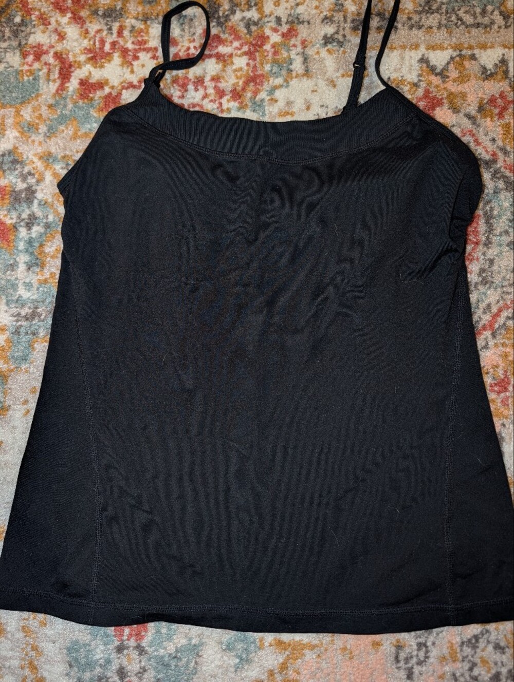 Prana Black Women's L Camisole Active Athliesure Casual Comfort Built In Bra